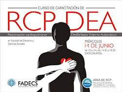 CURSO DE CAPACITACIÓN DE RCP - DEA